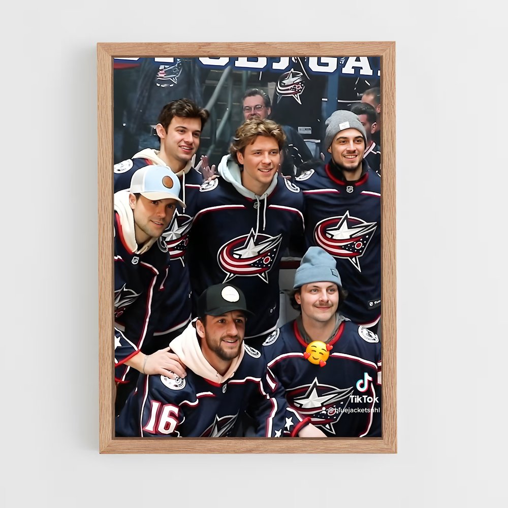 Poster L'Escouade Bleu – affiche Hockey sur glace (vue 4)